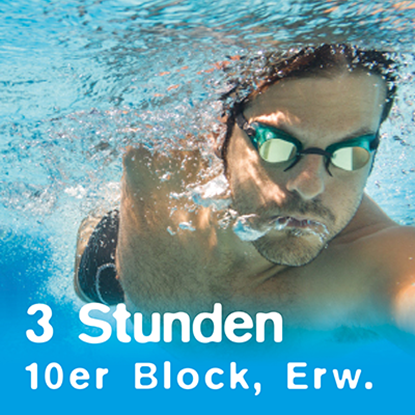 Bild von 10er Block  3 Stunden Hallenbad Erwachsene 
